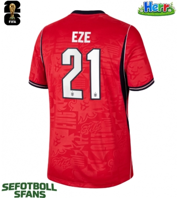 England Eberechi Eze #21 Bortatröja VM 2026 Kortärmad